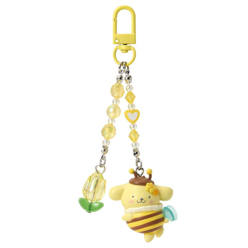 Sanrio｜Flower-Loving Hachi Keychain/Keyring｜40 x 20 x 80mm approx.