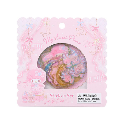 Sanrio｜My Sweet Piano Dress-Up Recital Sticker Set｜35 pieces
