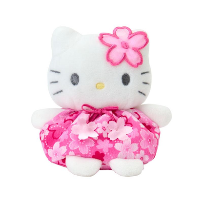 Sanrio｜Sakura Cherry Blossom Flower Bean Bag Plush Dolls/Plush Toy｜13×7×9cm approx.