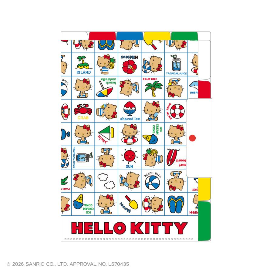 Sanrio｜Sunburned Hello Kitty File｜31.5cm x 22.5cm approx.