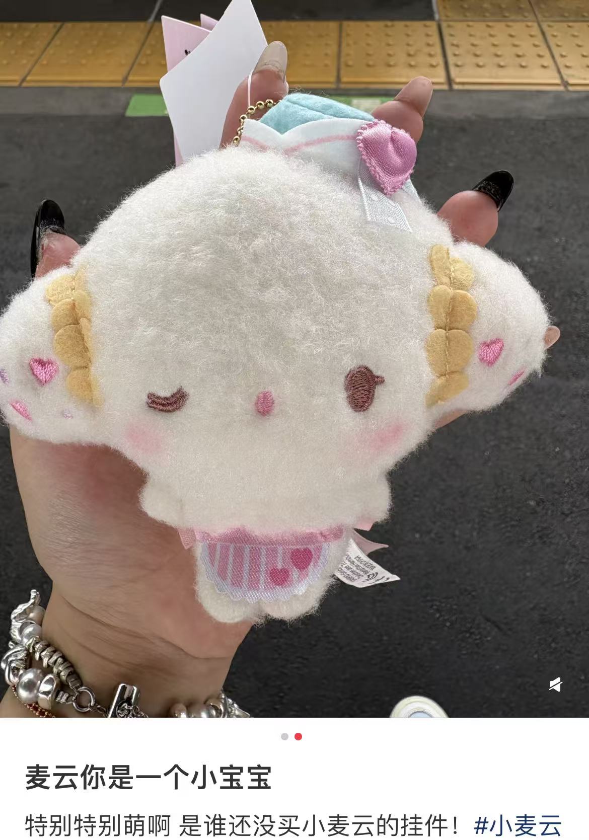 【limit 1】Sanrio｜Cogimyun Sweets Party 10th Anniversary Mascot Holder /Plush Keychain