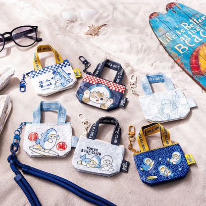 mofusand｜BOARD SHARK! Mini Bag Keychain｜67×90×30mm approx.