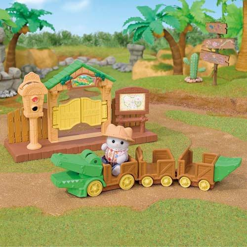 SylvanianFamilies｜Crocodile Train Doll Set