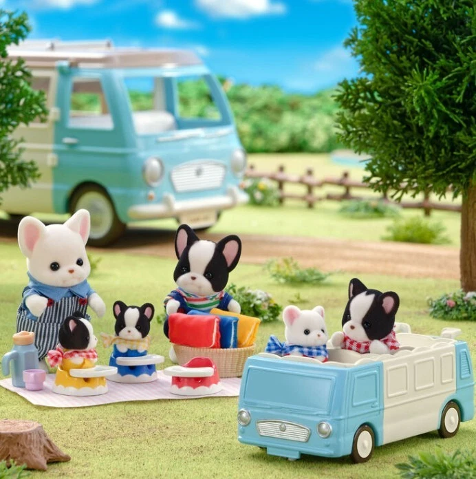 SylvanianFamilies｜French Bulldog Triplets Exciting Outing EPOCH Calico Critters