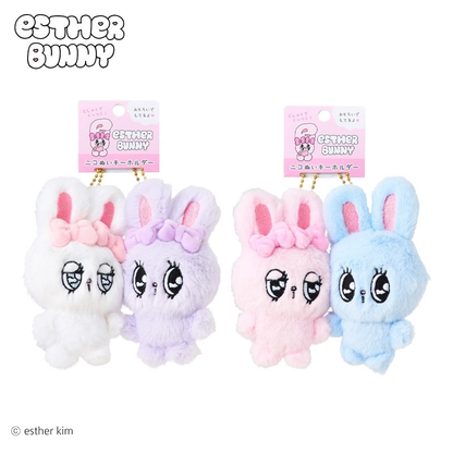 Esther Bunny｜Nico Mascot Holder /Plush Keychain｜H180 x W120 x D45mm