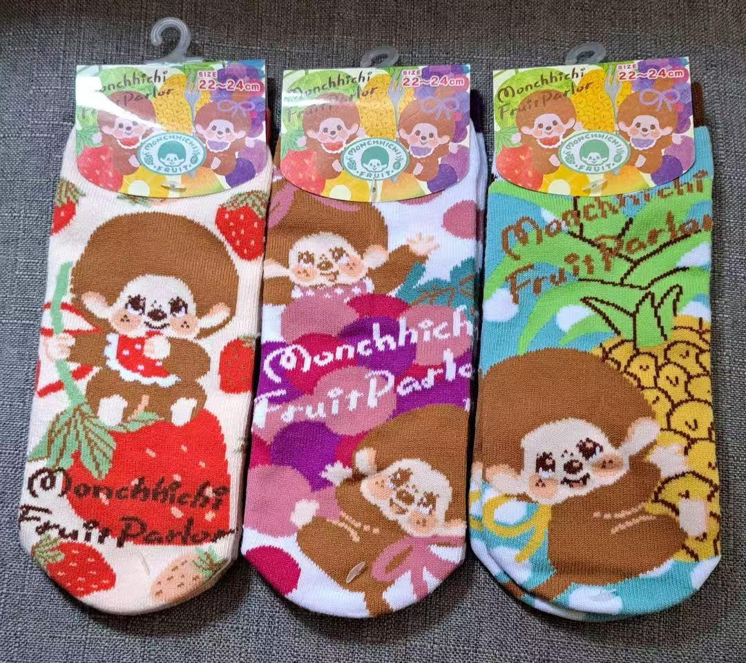 Monchhichi｜fruit Socks｜22-24cm approx.