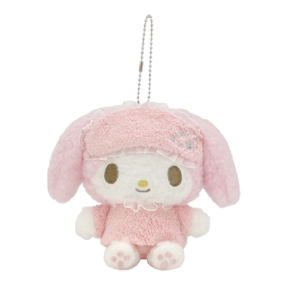 Sanrio｜Pajama Mascot Holder /Plush Keychain｜130×145×70mm approx.
