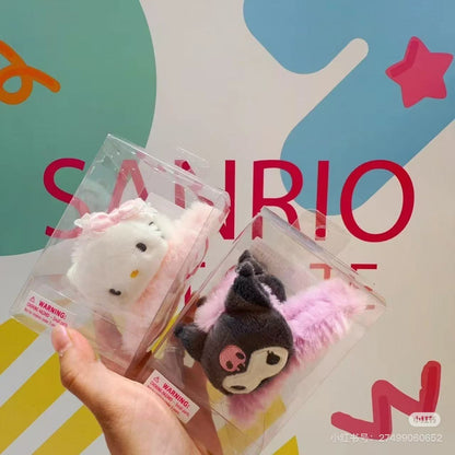 Sanrio｜Fluffy Face Mascot Hair Claw Clip｜12×8×8cm approx.