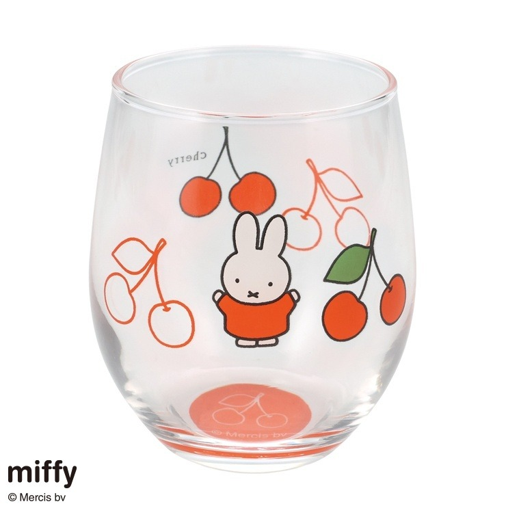 Miffy｜Miffy Bruna Color Chubby Glass｜6.6 x 6.6 x 9.2 cm approx.