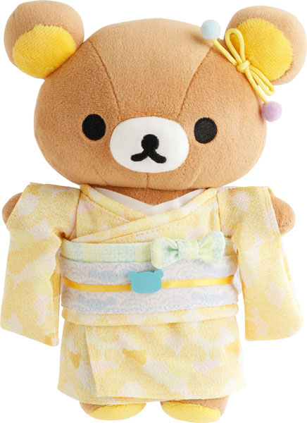 Rilakkuma｜Kimono Plush Dolls/Plush Toy｜145mm x 180mm x 95mm Approx.