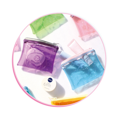 Sanrio｜Characters Trading Emboss Clear Pouch Cute Wink mystery bag/blind box/All 10 types｜1pcs