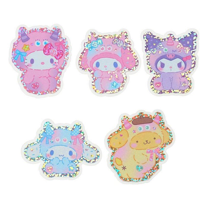 Sanrio｜Colorful Pop Monster Stickers｜30 piece