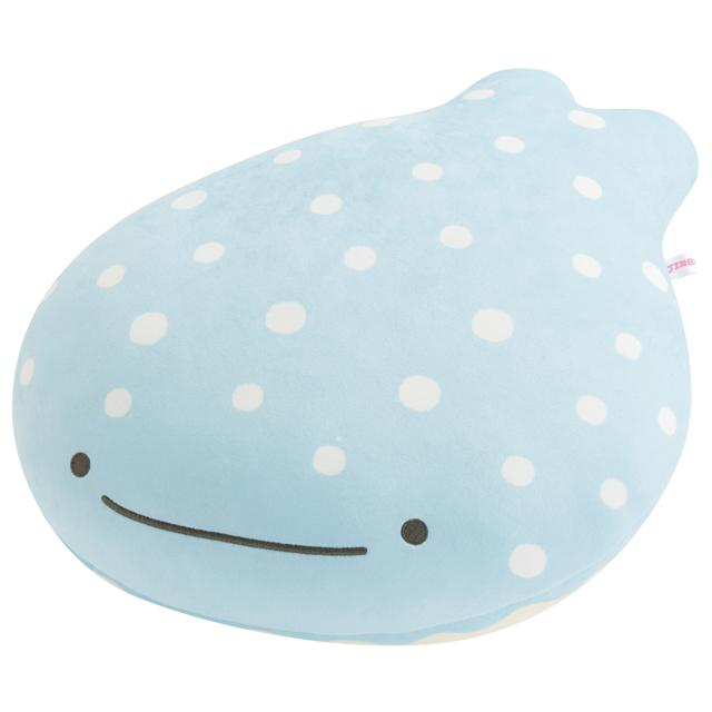 Sanx｜Jinbesan and Donut Island Super Mochimochi Cushion｜340×300×130mm approx.