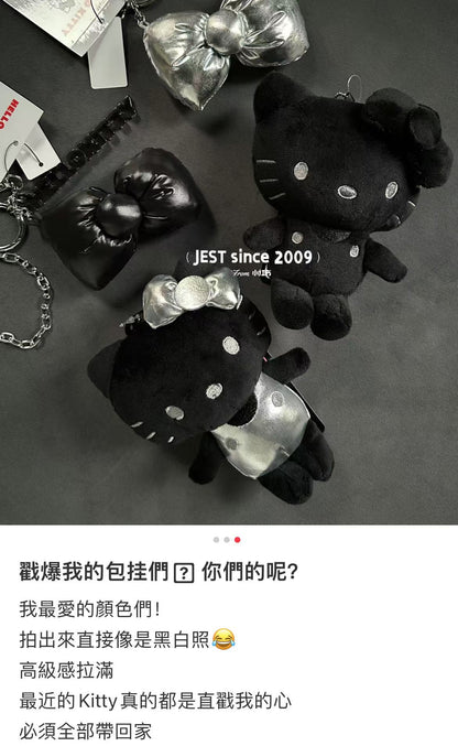 HelloKitty｜avail black Mascot Holder /Plush Keychain