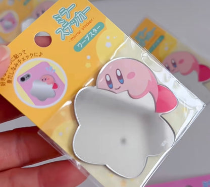 Kirby星之卡比｜Kirby Acrylic Mirror Sticker 超可爱镜子贴纸/1枚｜约H60×W60×D2mm