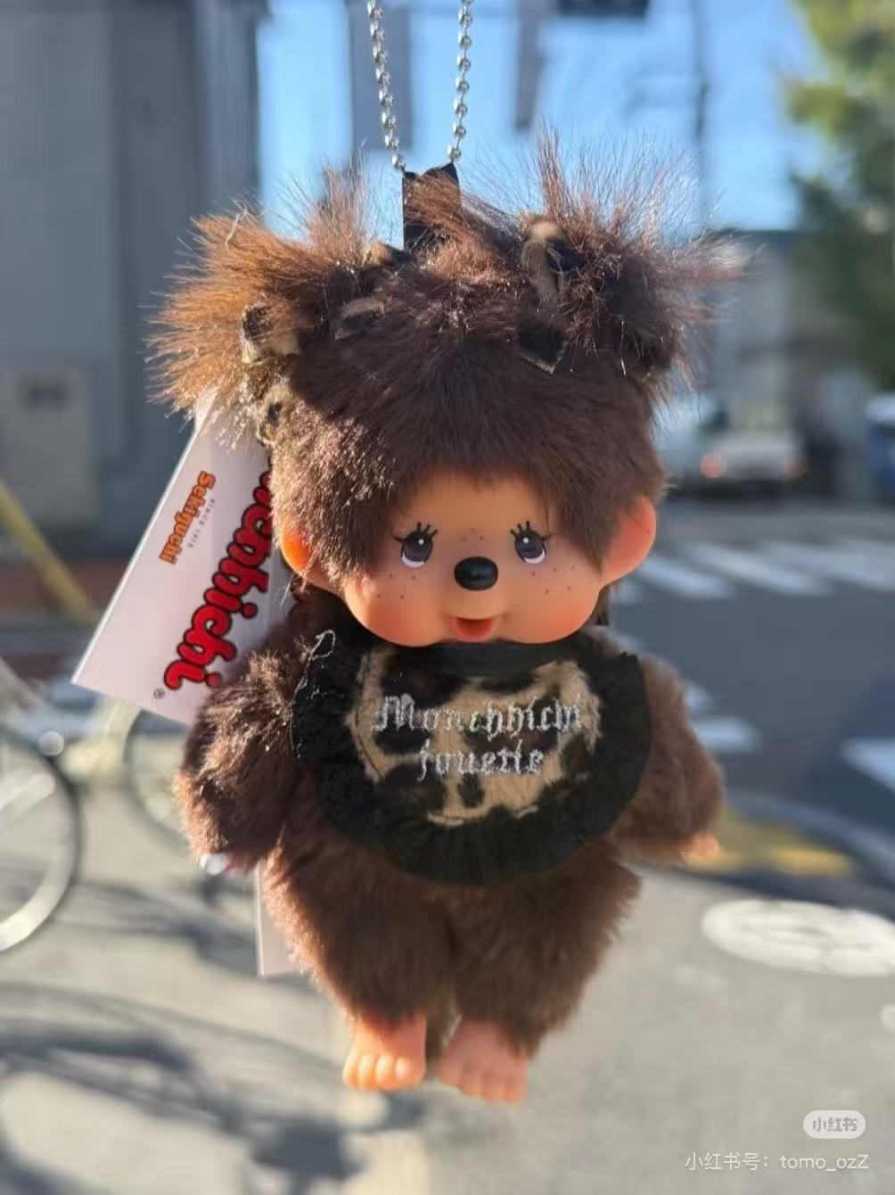 limit 1】Monchhichi｜jouetie girl leopard print Mascot Holder