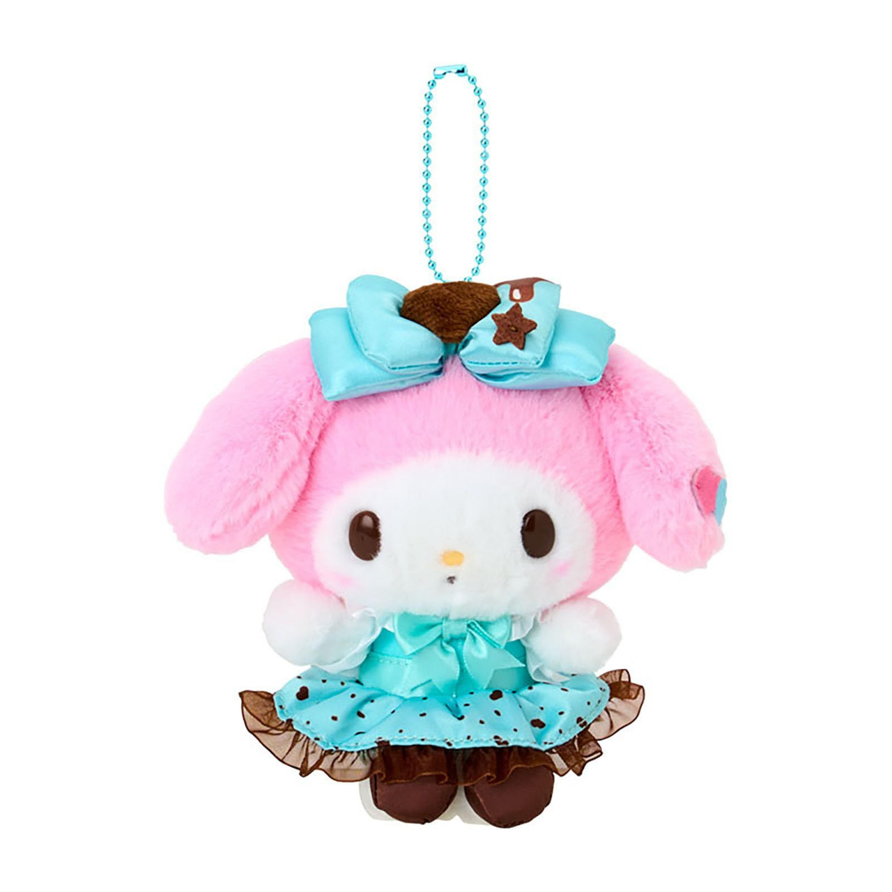 【limit 1】Sanrio｜mint chocolate Mascot Holder /Plush Keychain｜14.2 x 13.3 x 5.7cm approx.