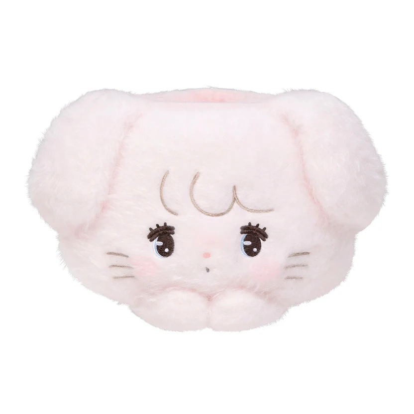 mikko illustrations｜Lil ala mode Fluffy Plush Pen Holder｜H100 x W120 x D120mm approx.