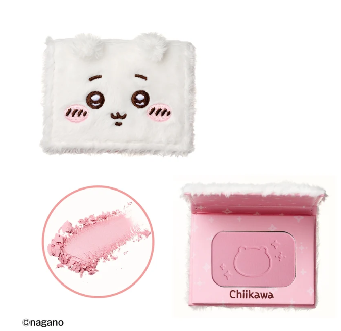 chiikawa｜Fluffy Face Compact Case｜70g