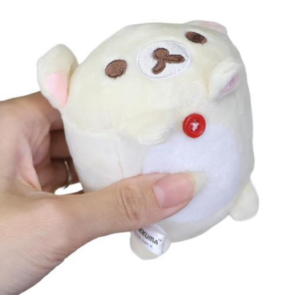 Rilakkuma｜Flower Bouquet Lying Down Mascot Holder /Plush Keychain｜L 80mm approx.