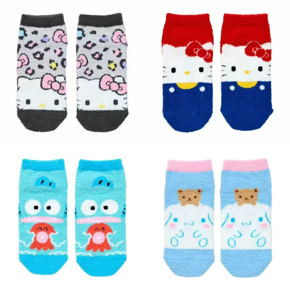 Sanrio｜Mokomoko Fluffy Socks｜23-25cm approx.
