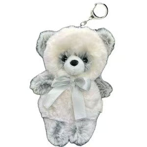 Twin｜Animal Mascot Holder /Plush Keychain｜H12×W8×D4mm approx.