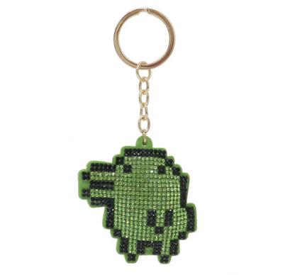 Tamagotchi｜Rhinestone Keychain/Keyring｜50 x 60 x 20mm approx.