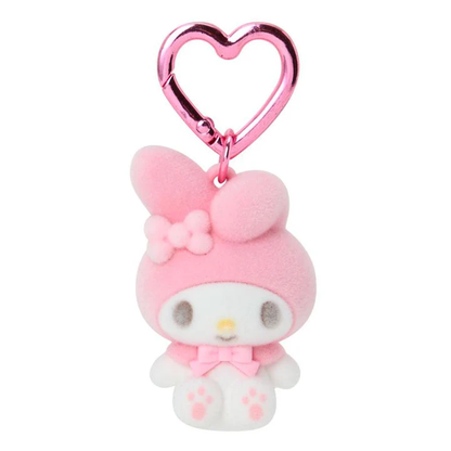 Sanrio｜Mini Sanrio Celebrating Shop 55th Anniversary Flocked Mascot Holder Bag Charm｜4.5×3.3×4.5cm approx.