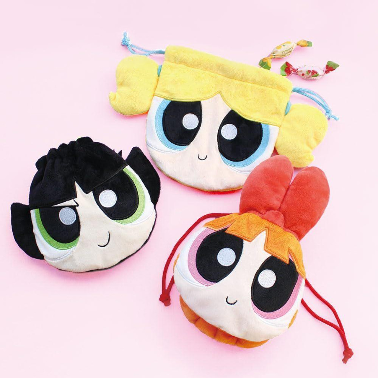 Powerpuff Girls｜Mini Drawstring Pouch｜150×160mm approx.