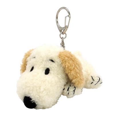 Snoopy史努比｜Mascot Keychain趴趴毛绒玩偶钥匙扣挂件/包挂｜约幅8cm/奥行12cm/高さ6cm