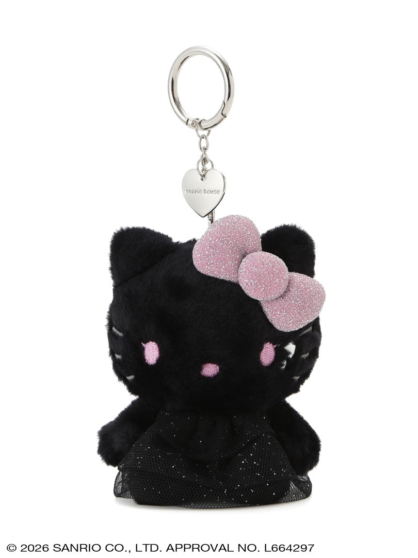 【limit 1】Sanrio｜PINK x BLACK Mascot Holder /Plush Keychain｜H8cm approx.