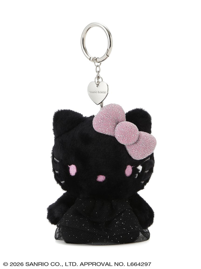 【limit 1】Sanrio｜PINK x BLACK Mascot Holder /Plush Keychain｜H8cm approx.
