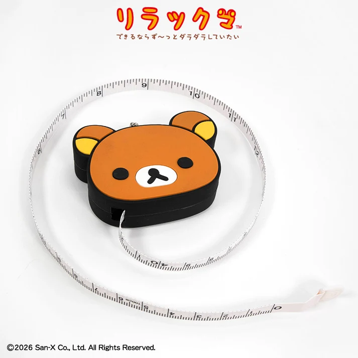 Rilakkuma｜Collaboration Measuring Tape｜6.5cm x 4.8cm x 1.8cm approx.