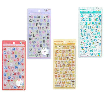 Sanrio｜Moji Standard Bonbon Drop Puffy 3D Stickers｜95×170×5mm approx.