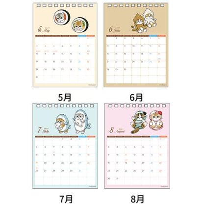 mofusand｜Desk Calendar with Message 2027｜105×150×75mm approx.