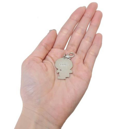 Snoopy史努比｜Peanuts Metal Charm Keychain可爱服装合金钥匙扣挂件/包挂｜约H7.5×W3.5×D0.3cm