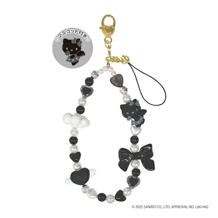 Hello Kitty｜Angel Beaded Hand Strap Phone Charm｜210 × 80 × 20mm approx.