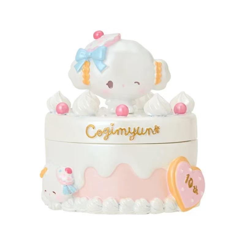 Sanrio｜Cogimyun  Sweets Party 10th Anniversary Cake Accessory Case｜7.5×7.5×8cm approx.