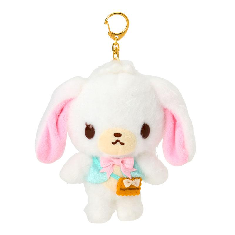 Sanrio｜Sugarbunnies Happy Birthday Biscuit Mascot Holder /Plush Keychain｜W15 x D6.5 x H14.5cm approx.