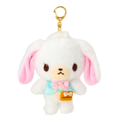 Sanrio｜Sugarbunnies Happy Birthday Biscuit Mascot Holder /Plush Keychain｜W15 x D6.5 x H14.5cm approx.