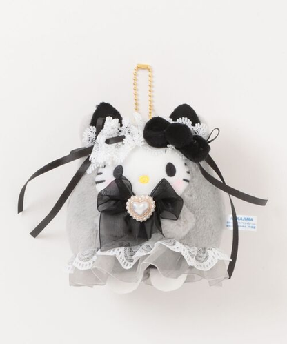 Sanrio｜Lolita Ghost Mascot Holder /Plush Keychain｜W7 x H11cm approx