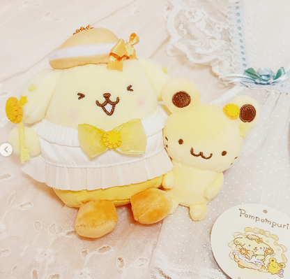 Sanrio｜Pompompurin good friend Mascot Holder /Plush Keychain