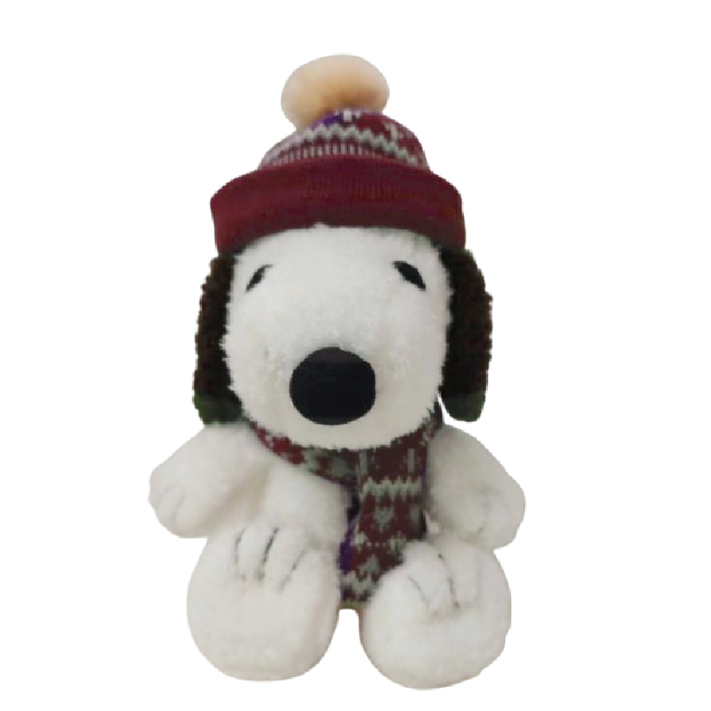 Snoopy｜Peanuts knit scarf Plush Dolls/Plush Toy｜H19×W13×D13cm approx.
