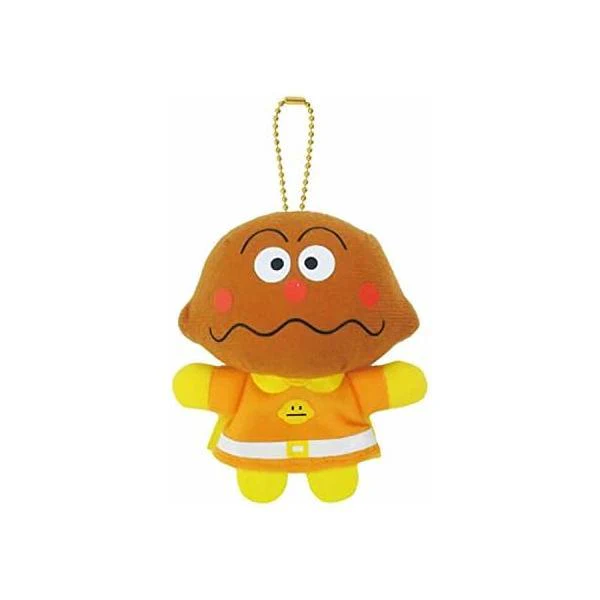Anpanman｜Go! Anpanman Uncle Jam Fluffy Finger Puppet Mascot Holder /Plush Keychain｜W90 x H100 x D55mm aprox.