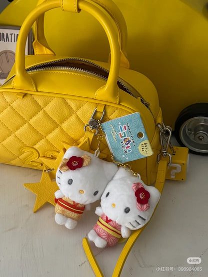 Nico Nui｜Sanrio Characters Nico Plushie Keychain三丽鸥好朋友磁吸毛绒玩偶挂件/包挂/1对｜约W150 x H120 x D60mm