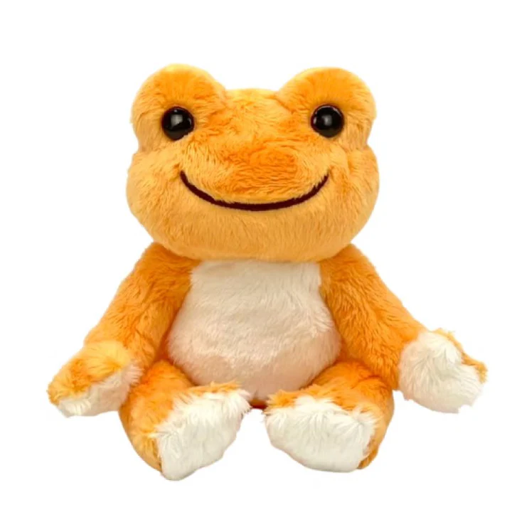 Pickles Frog｜Fluffy Plush Dolls/Plush Toy｜H12×W15×D12cm approx.