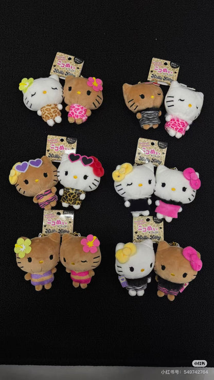 Sanrio｜Hello Kitty &amp; Mimmy Nico Mascot Holder /Plush Keychain｜170×130×55mm approx.