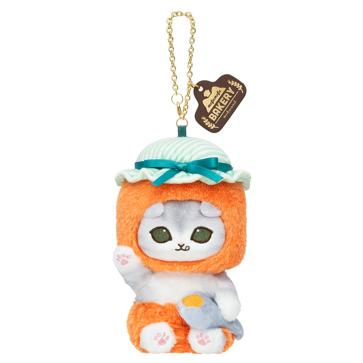 Mofusand｜Mofumofu Bakery Mascot Holder /Plush Keychain｜H150 x W100 x D95mm approx.