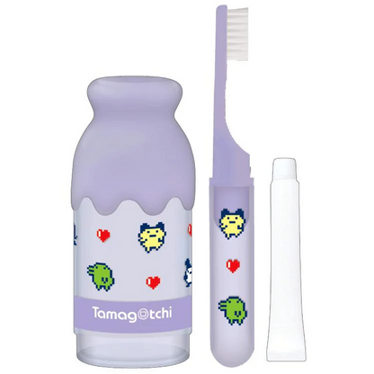 Tamagotchi｜Milk Bottle Shaped Toothbrush Set