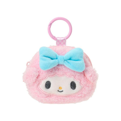 Sanrio｜Face-Shaped Mini Pouch with Carabiner｜W9.5×D3×H7cm approx.